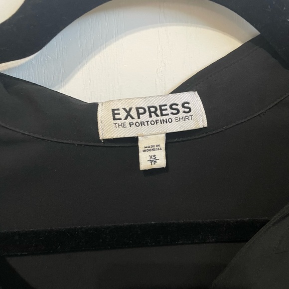 Express black button down shirt. Size XS. - Picture 3 of 3